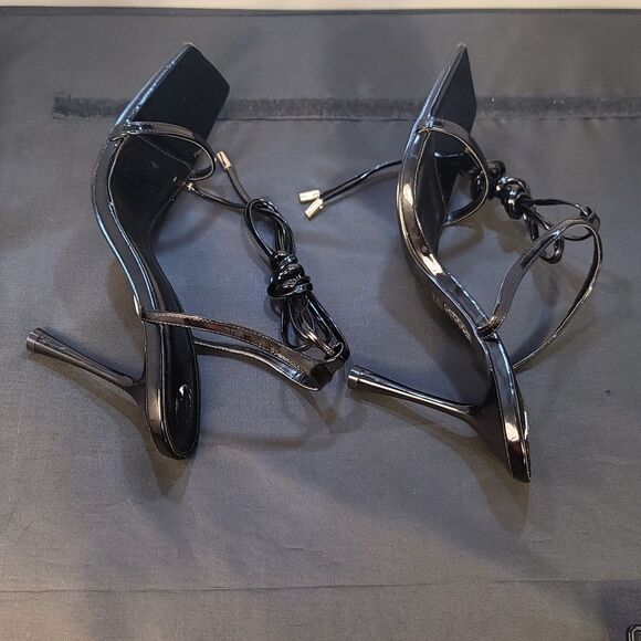 BRAND NEW FOREVER 21 SQUARE TOE LACE UP HEEL SANDAL - Picture 10 of 14